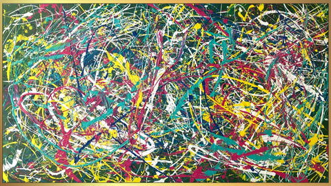 RHYTHMIC RIOT 30"x60" by Kryvonos