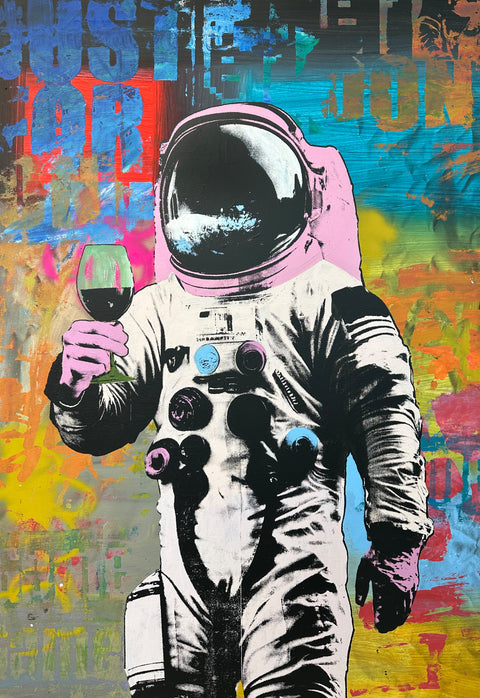VINO IN THE VOID 51.2"x35.4"