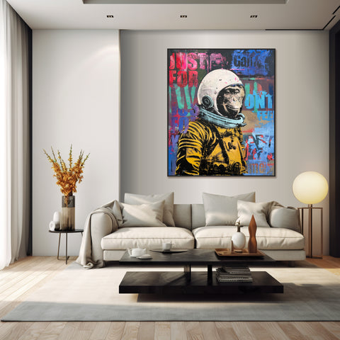 GALACTIC PRIMATE 47"x39.3"