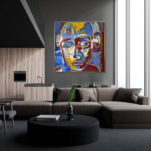 MUTED EXPRESSIONS 32"x32" by Zorin