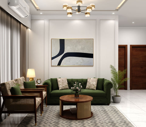 ELEGANT CURVES 40"x54" by Farida
