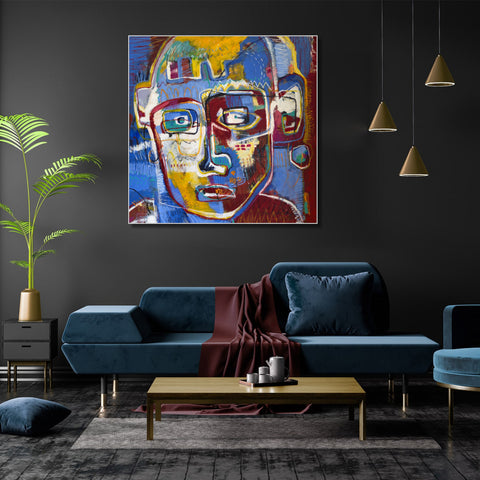 MUTED EXPRESSIONS 32"x32" by Zorin