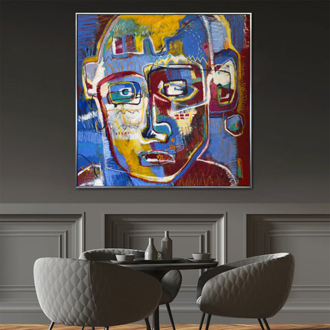 MUTED EXPRESSIONS 32"x32" by Zorin