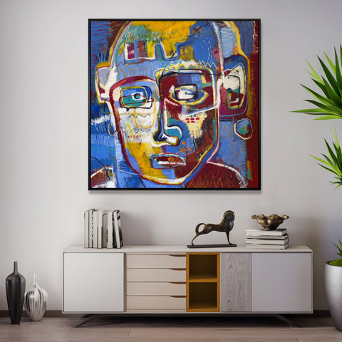 MUTED EXPRESSIONS 32"x32" by Zorin