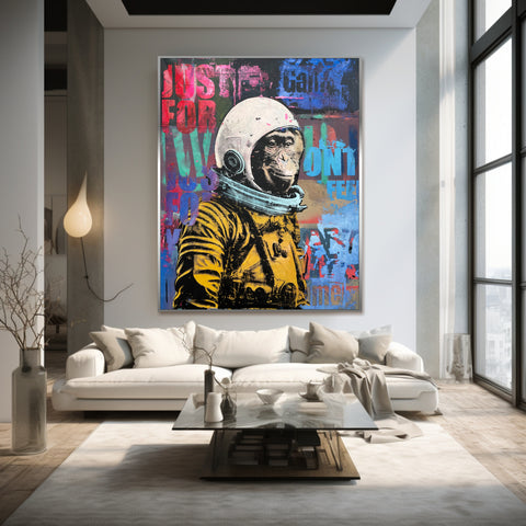 GALACTIC PRIMATE 47"x39.3"