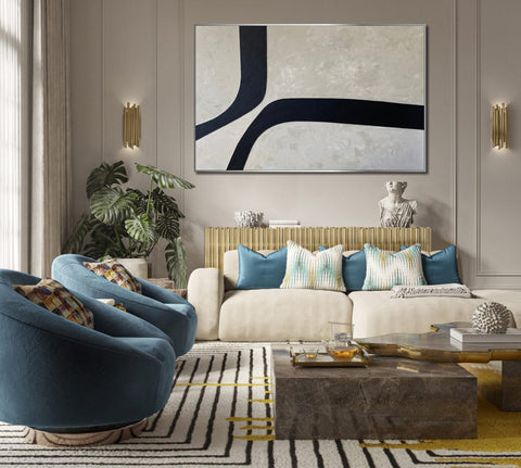 ELEGANT CURVES 40"x54" by Farida