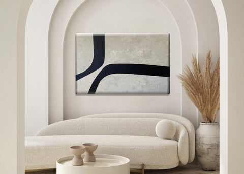 ELEGANT CURVES 40"x54" by Farida