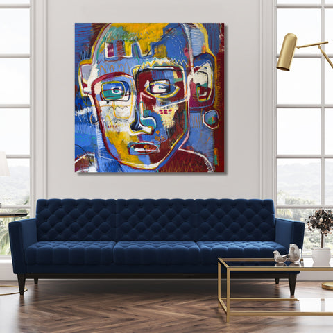 MUTED EXPRESSIONS 32"x32" by Zorin