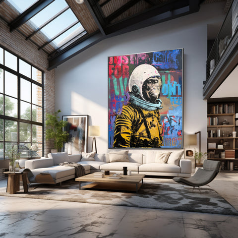 GALACTIC PRIMATE 47"x39.3"