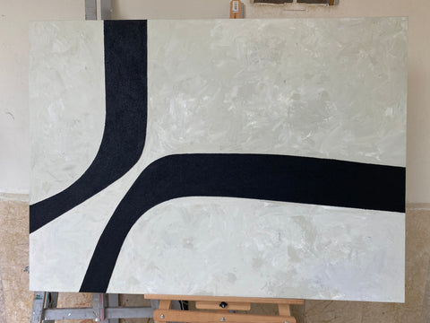 ELEGANT CURVES 40"x54" by Farida