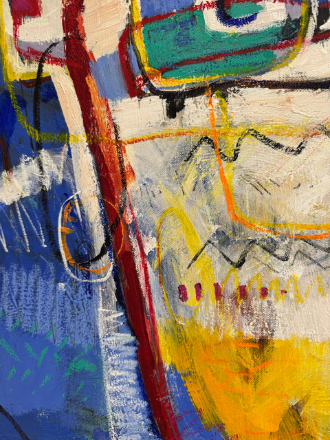 MUTED EXPRESSIONS 32"x32" by Zorin