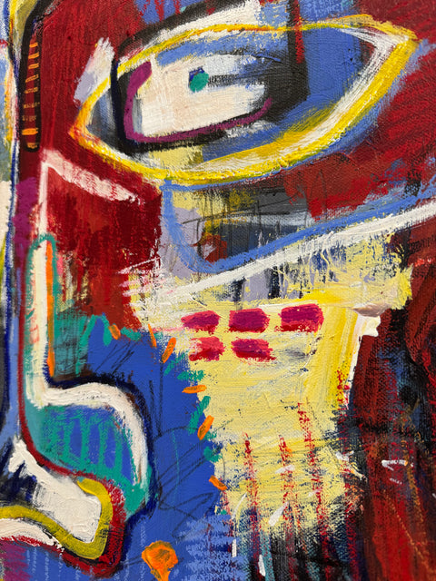 MUTED EXPRESSIONS 32"x32" by Zorin