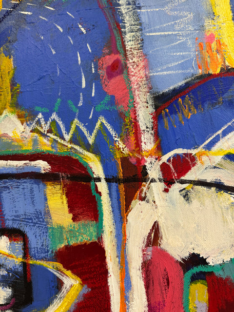 MUTED EXPRESSIONS 32"x32" by Zorin
