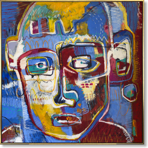 MUTED EXPRESSIONS 32"x32" by Zorin