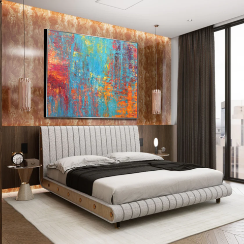 Which paintings are most suitable for a master bedroom according to Feng Shui principles?