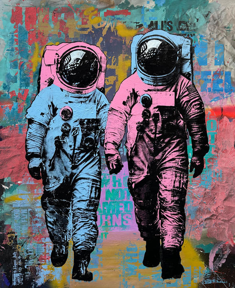 SPACE FELLAS 49.2"x39.3"