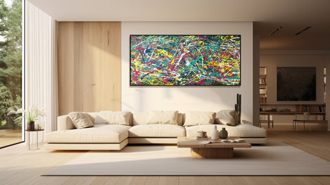 RHYTHMIC RIOT 30"x60" by Kryvonos