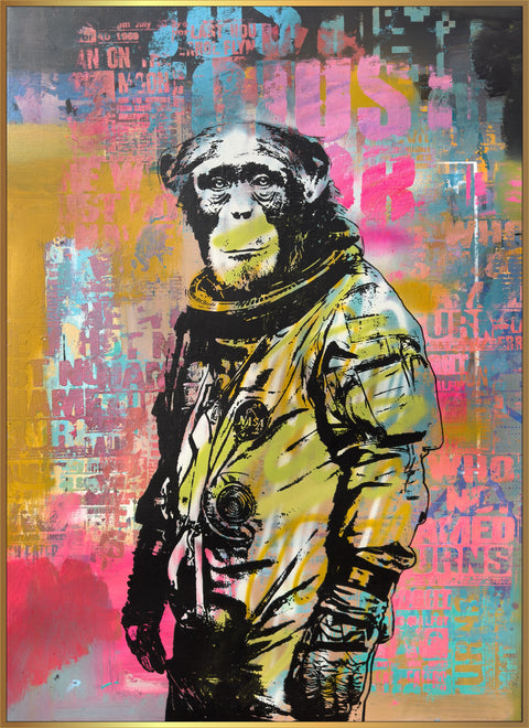 ASTROCHIMP CHRONICLES 51.2"x35.4"