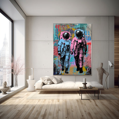 SPACE FELLAS 49.2"x39.3"