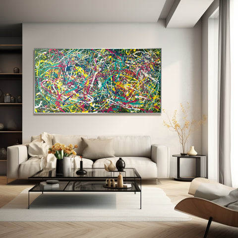 RHYTHMIC RIOT 30"x60" by Kryvonos