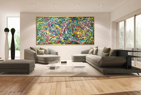 RHYTHMIC RIOT 30"x60" by Kryvonos