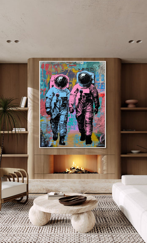 SPACE FELLAS 49.2"x39.3"