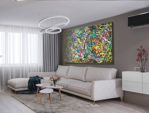 RHYTHMIC RIOT 30"x60" by Kryvonos