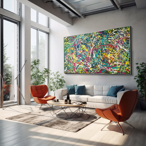 RHYTHMIC RIOT 30"x60" by Kryvonos