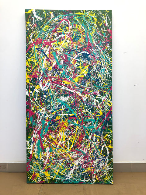 RHYTHMIC RIOT 60"x30" by Kryvonos